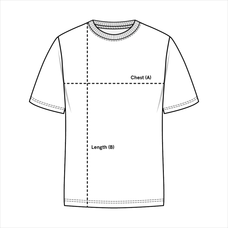 Step by Step T-Shirt Measurement Guide with Size Chart